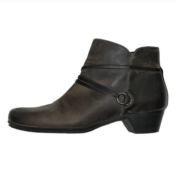 Abeo Shoes Abeo Maya Bio System Booties Dark Grayish Brown